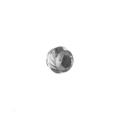 925 Sterling Silver Bar Cut Bead 5mm (Hole 2.2mm)