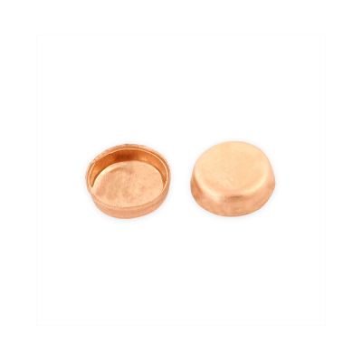 14K Rose Gold Bezel Cup 4mm