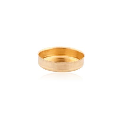 Yellow Gold Filled Bezel Cup 10mm