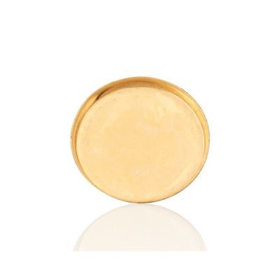 Yellow Gold Filled Low Bezel Cup 10mm