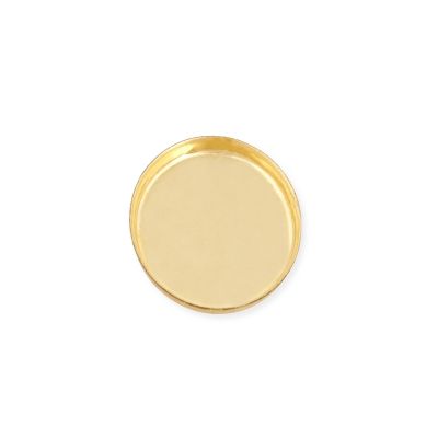 Yellow Gold Filled Low Bezel Cup 10/12mm