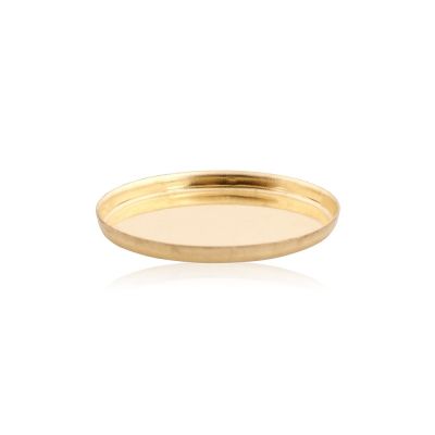 Yellow Gold Filled Low Bezel Cup 12/16mm