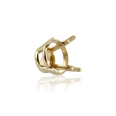 14K Yellow Gold 4-Prong Round Basket Cast W/Seats 5mm (31025-0200-000)