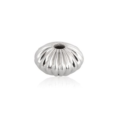 10K White Gold One Hole Bead 5mm (0621Hr07500000)