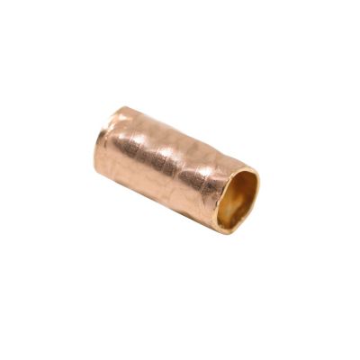Rose Gold Filled Hammered Tube 8/10mm