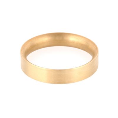 14K Yellow Gold 4mm Comfort Fit Wedding Band Size 52