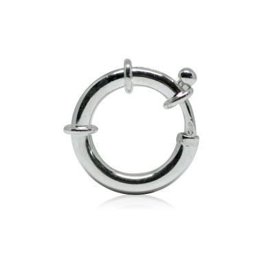 Silver 925 Spring Clasp 16mm Deluxe 3mm Tube