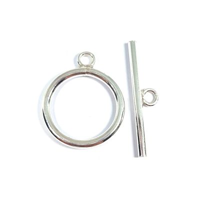 925 Sterling Silver T-Clasp 10mm (Wire 1.5mm, Bar 19mm)