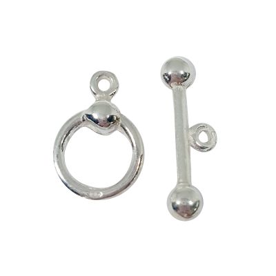925 Sterling Silver Silver T Clasp
