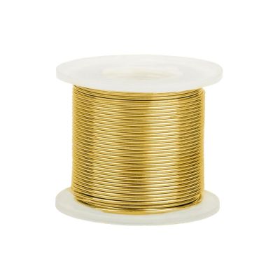 Yellow Gold-Filled Round Wire 0.3mm/28 Gauge 