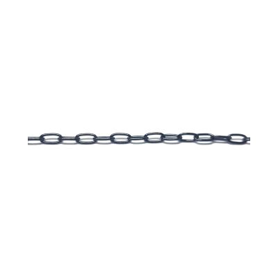 925 Sterling Silver Blackened Rolo Chain 2.4X4.9mm