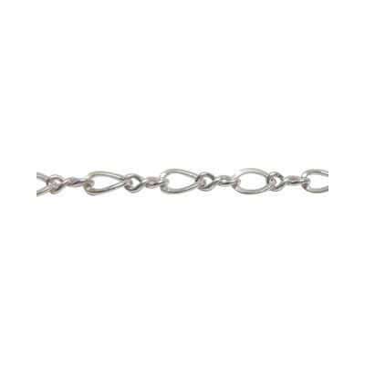 925 Sterling Silver Figure Eight Chain 2mm