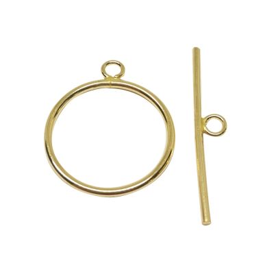 Yellow Gold Filled T-Clasp 15mm(Wire 1.2mm)