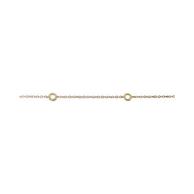 Jewel Tie 14k White Gold 0.65mm Diamond-Cut Spiga Pendant Chain Necklace