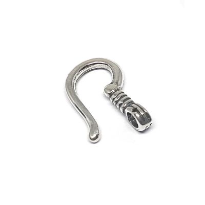 925 Sterling Silver Chain End Hook 20.5mm 0.81" Inch