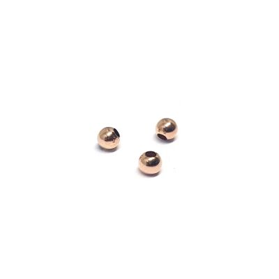 Rose Gold Filled Two Hole Plain Bead 2.5mm