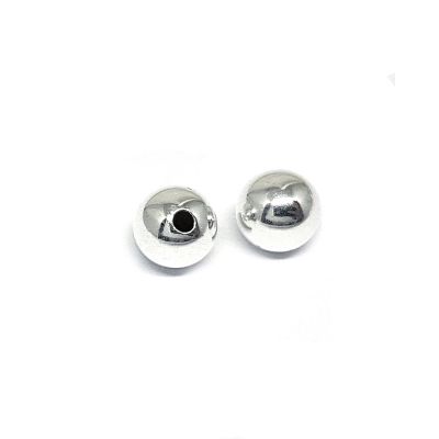 925 Sterling Silver One Hole Bead  7mm