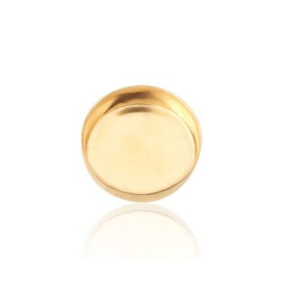Yellow Gold Filled Low Bezel Cup 6mm
