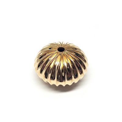 Gold Filled Roundel Corrugated Bead 16mm 