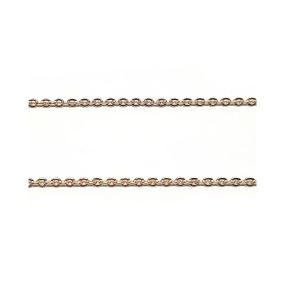 Yellow Gold Filled Diamond Cut Cable Chain 1.4mm