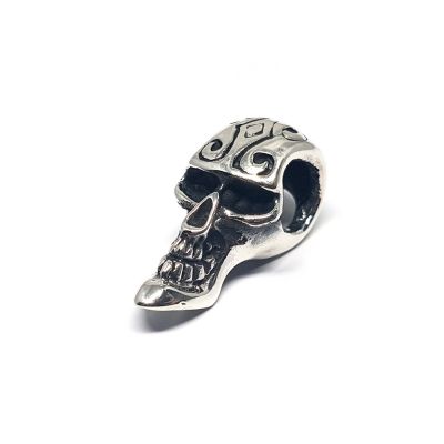 925 Sterling Silver Big Skull Pendant
