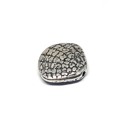 925 Sterling Silver Silver Shell Bead Charm