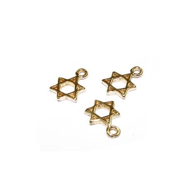 14K Gold Plated Small Star Of David Pendant