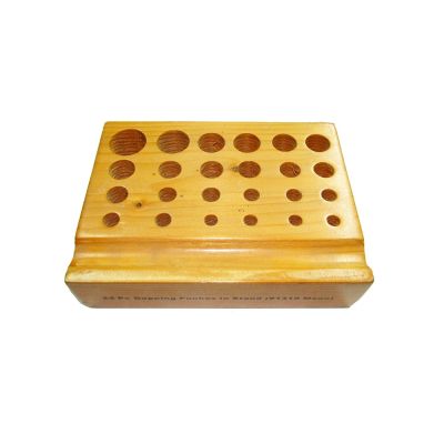 Wooden Box For Dapping Punches 24 Holes