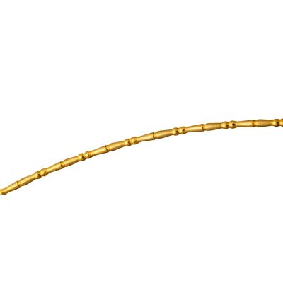 Yellow Gold Filled Egg Beaded Wire 1mm