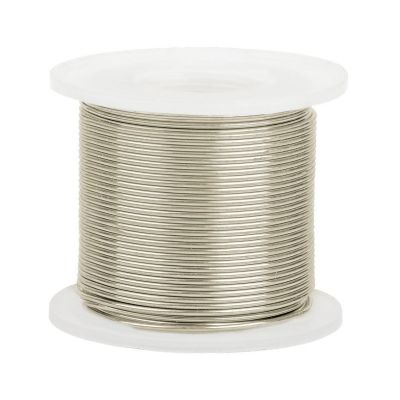 14K White Gold Round Wire (Thickness: 0.5mm - 2mm)