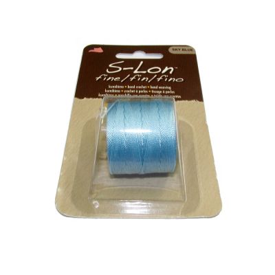 SKY Blue Twisted Silicon Cord 0.4mm