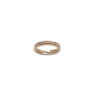 Yellow Gold Filled Round Split Rings 7mm