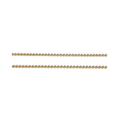 Yellow Gold-Filled Beaded Ball Chain 1.0mm