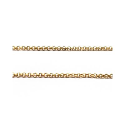 Yellow Gold Filled Gourmet Rolo Chain 2.4mm