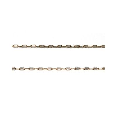 Yellow Gold Filled Oval Link Chain 1 X 0.3mm 