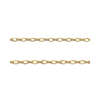 Yellow Gold Filled Figure Eight Chain 2.5X4mm