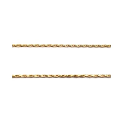 Yellow Gold-Filled Wheat Chain 0.6mm