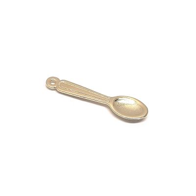 14K Gold Plated Spoon Pendant