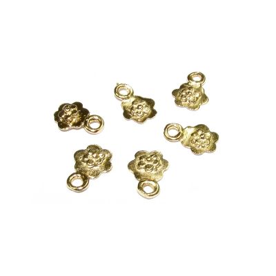 14K Gold Plated Small Flower Pendant