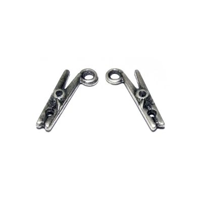925 Sterling Silver Clothespin Pendant