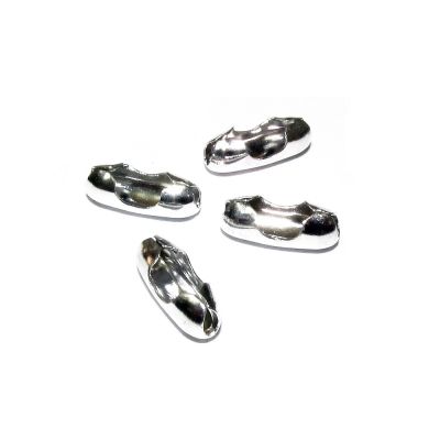925 Sterling Silver End Caps For Ball Chain 3.2mm