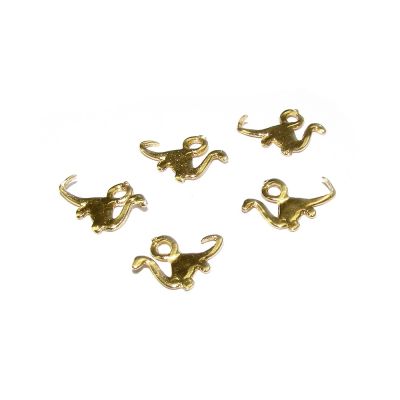 14K Gold Plated Ostrich Pendant