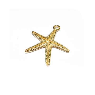 14K Gold Plated Star Fish Pendant