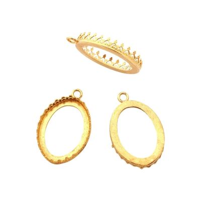 Gold Filled 8/10mm Gallery Ribbon Bezel Cup +Ring