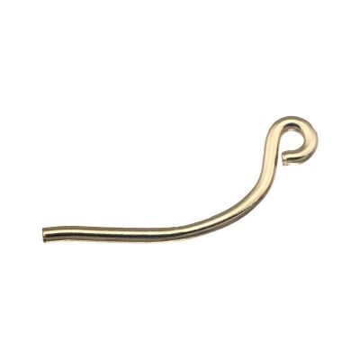 Yellow Gold Filled Small Curved Bar 0.27 X 1/2