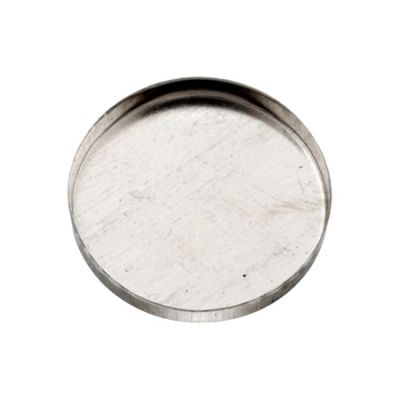 925 Sterling Silver Bezel Cup Rim 18mm