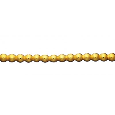  Yellow Gold Filled Half Ball Beaded Wire 2mm
