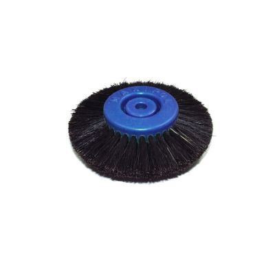 Black Hair Brush Center Blue Plastic 32mm
