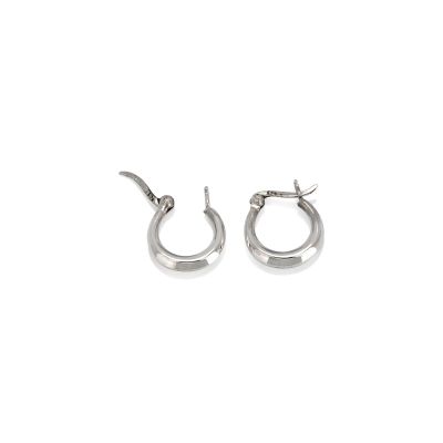 925 Sterling Silver Gypsy Earring 13 mm