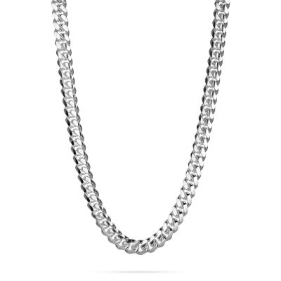 925 Sterling Silver Curb Link Chain 8.5X10.3mm